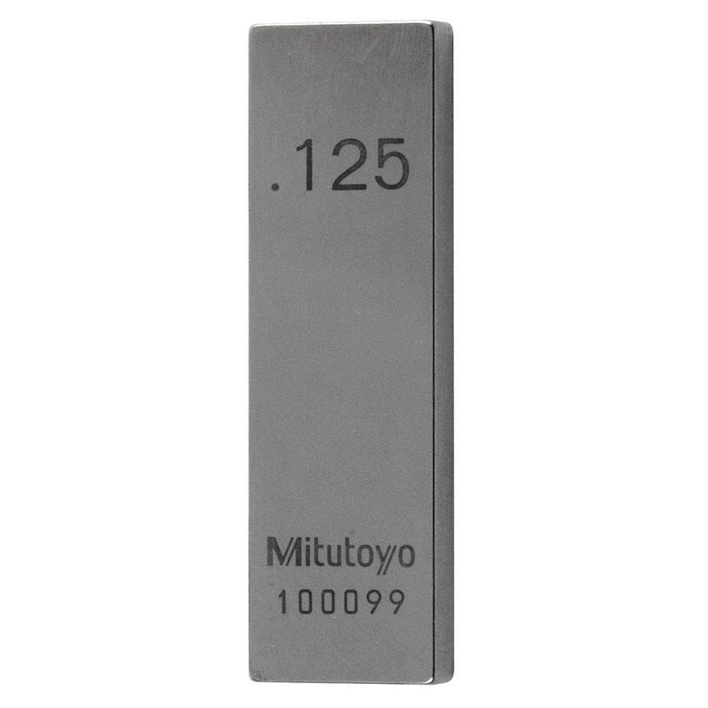 MITUTOYO 611165-531 Gage Block,Rect,Steel,0.125 In,ASME 0 6NRE1