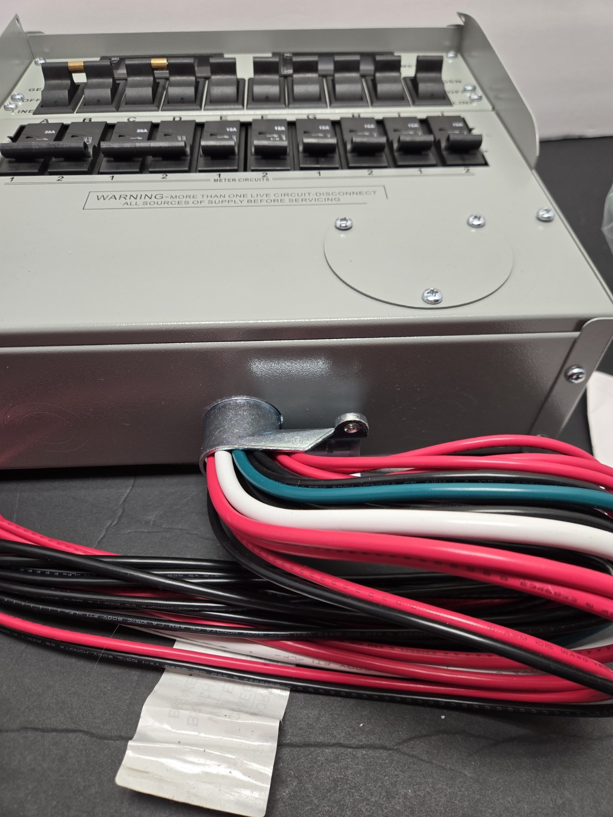 Generator Transfer Switch 50A Pro/Tran2 10-Circuit 2 Manual Transfer Switch,Mark