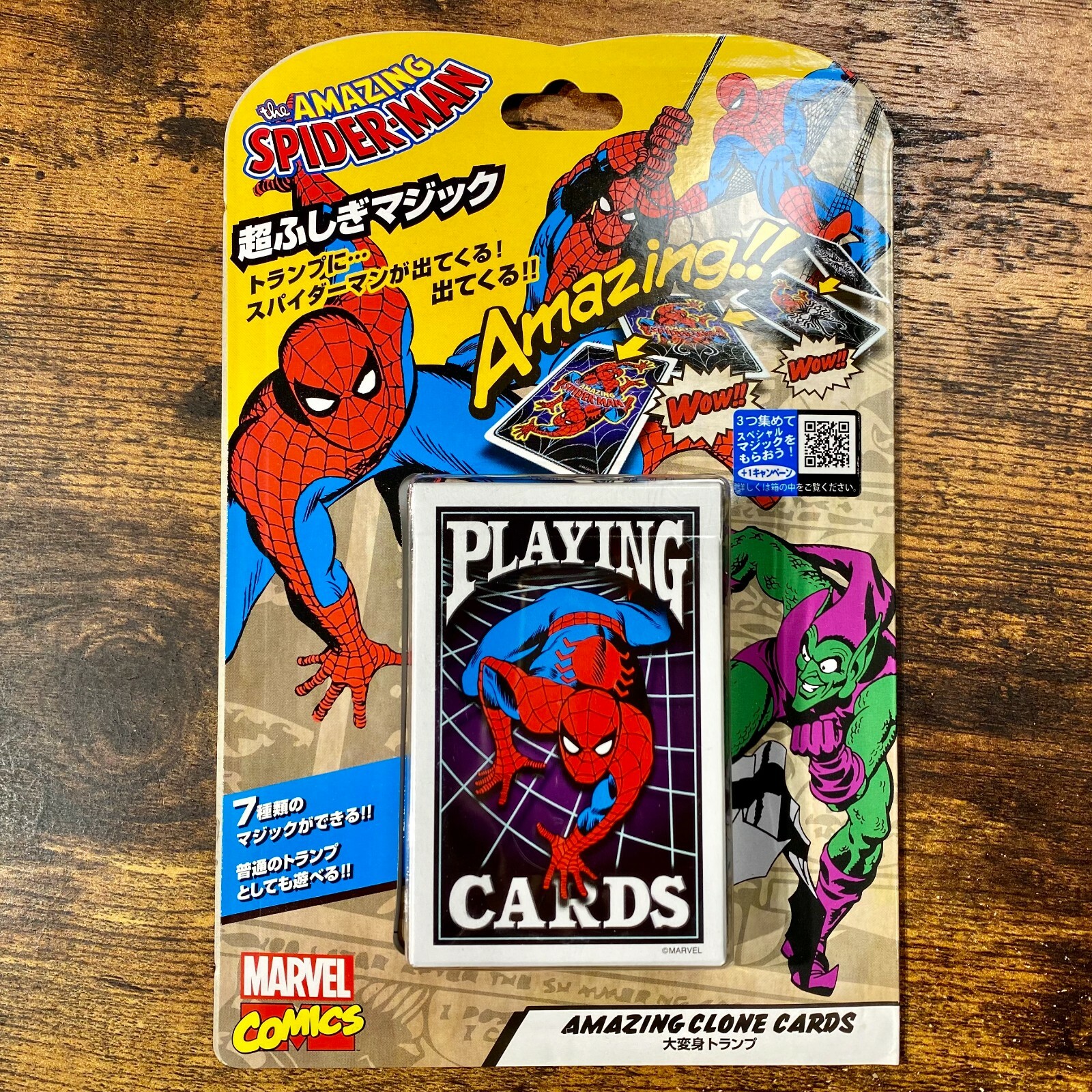 Amazing Spider-man Playing Cards  Magic Trick  Tenyo Rare Deck  Marvel Japan F/S