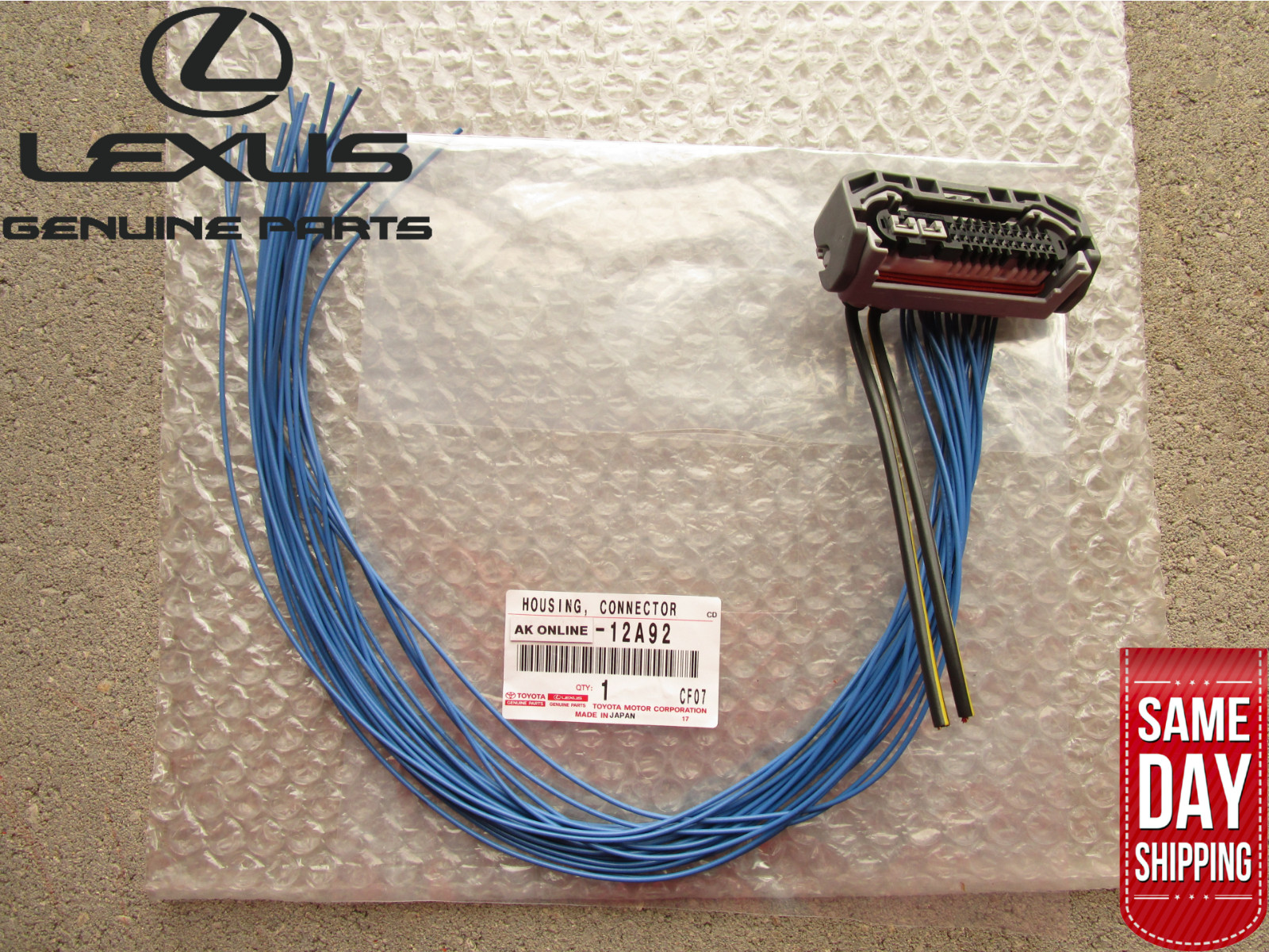 16 - 20 LEXUS GS F HEADLIGHT MODULE 24 PIN PIGTAIL CONNECTOR OEM NEW
