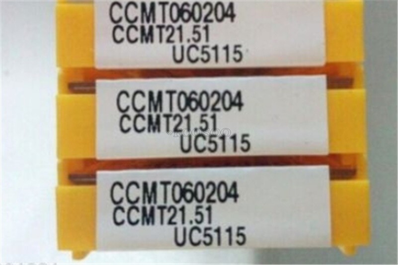 10Pcs/Box 1Pc Mitsubishi CCMT060204 UC5115 CCMT21.51 Carbide Inserts New sf