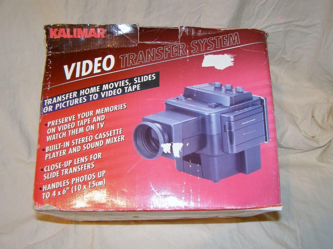 Kalimar Video Transfer System- Movies, Slides, Photos to Video Tape NIB