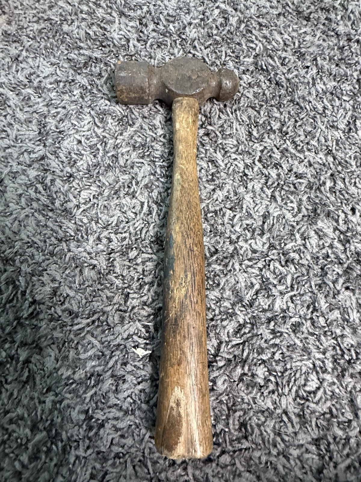 Vintage Small 12oz Ball Peen Blacksmith Hammer 9” Long 3.5" Head