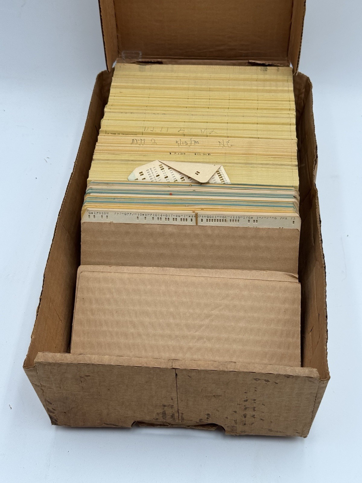 Vintage ~1800 IBM Punch Cards Programs For IBM Computer RARE