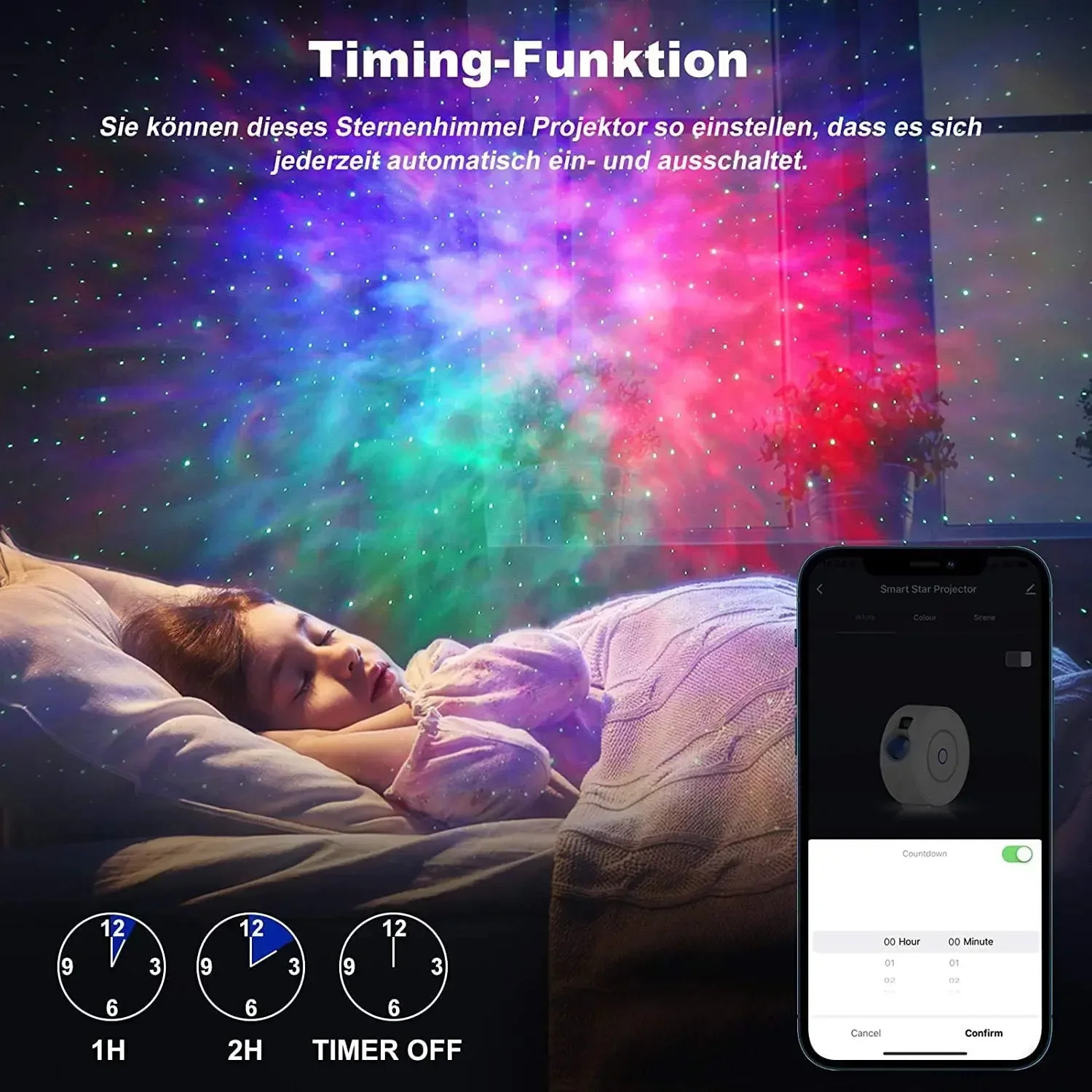 Starry Sky Projector WiFi Smart Home Automation Galaxy