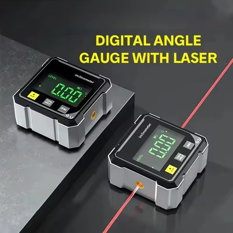Digital Angle Finder Gauge Inclinometer Magnetic Level Tool LCD