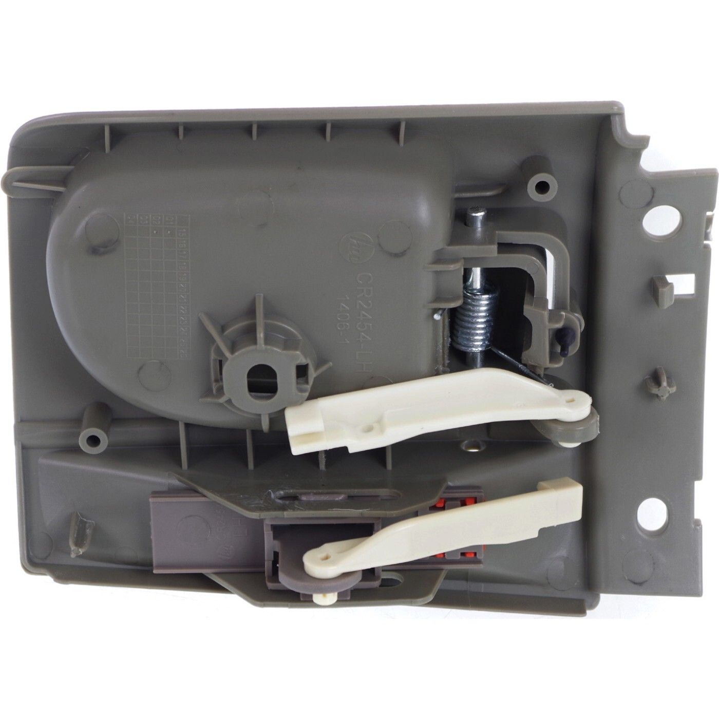 Interior Door Handle For 2001-2004 Dodge Dakota Front Driver Side Gray Plastic