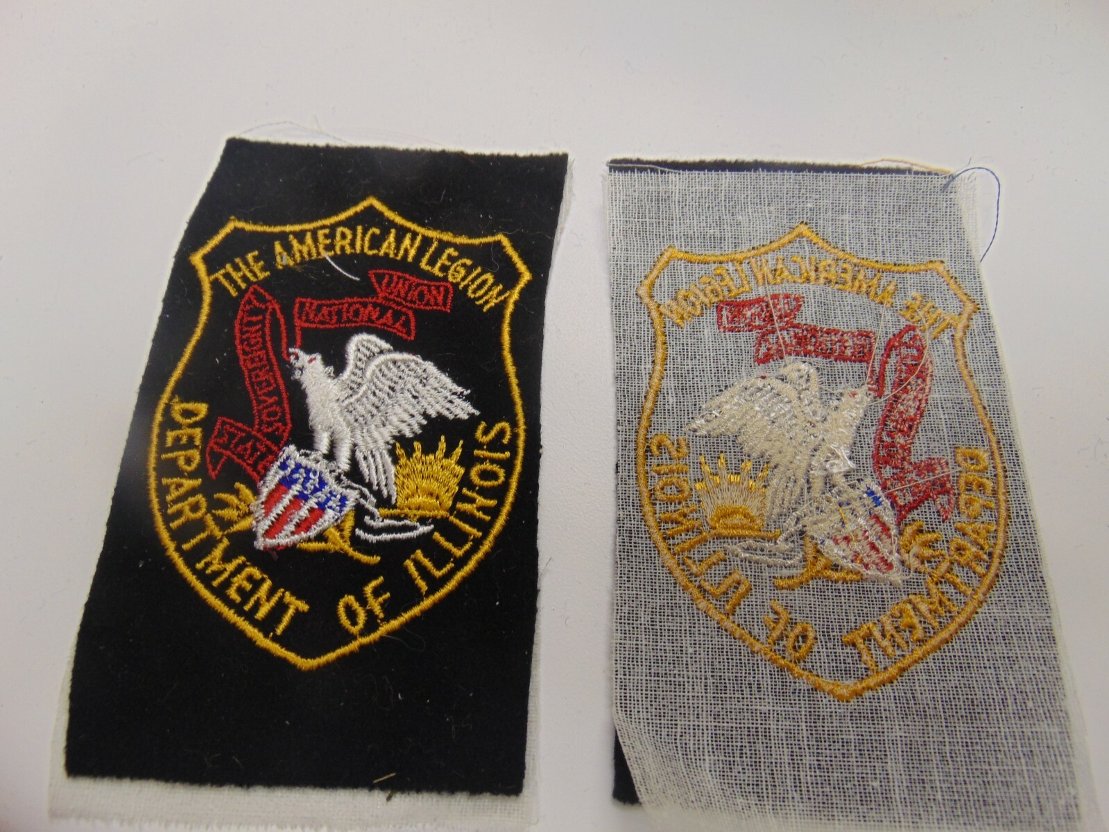 PATCH SEW ON OLDER THE AMERICAN LEGION DEPARTMENT OF ILLINOIS