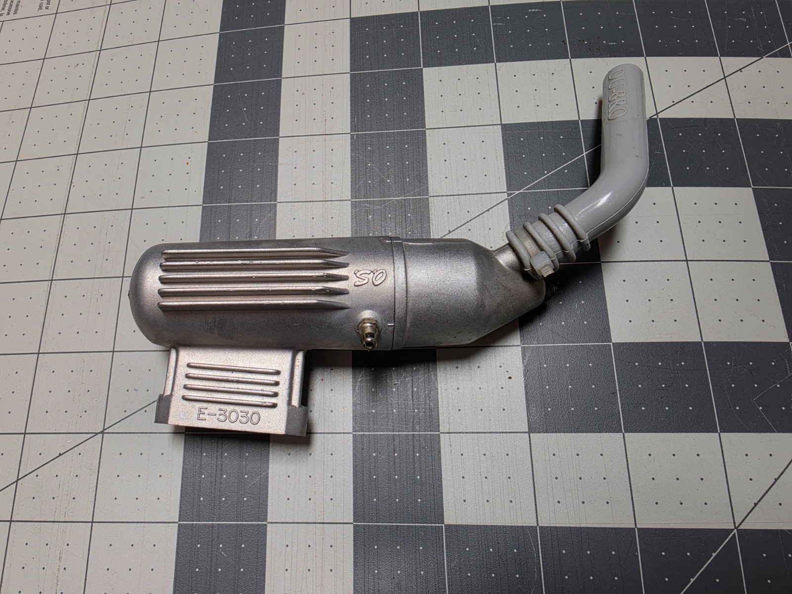 OS Engines Max E-3030 Muffler for O.S. 35FP, 40FP, 32F, .40L RC Airplane Engines