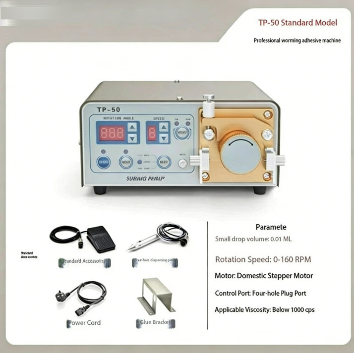 TP-50 Peristaltic Glue Dispenser 220V Liquid Glue Machine