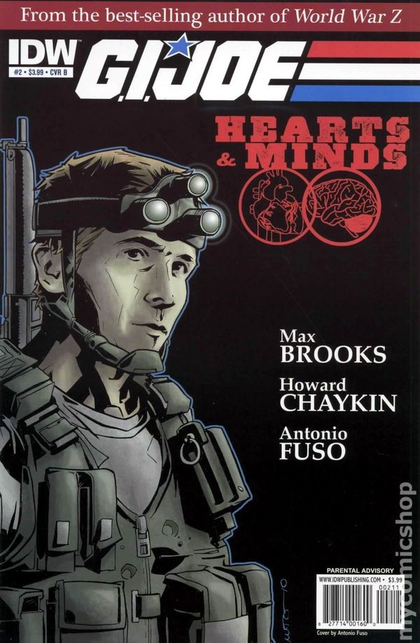 GI Joe Hearts and Minds #2B VF 2010 Stock Image