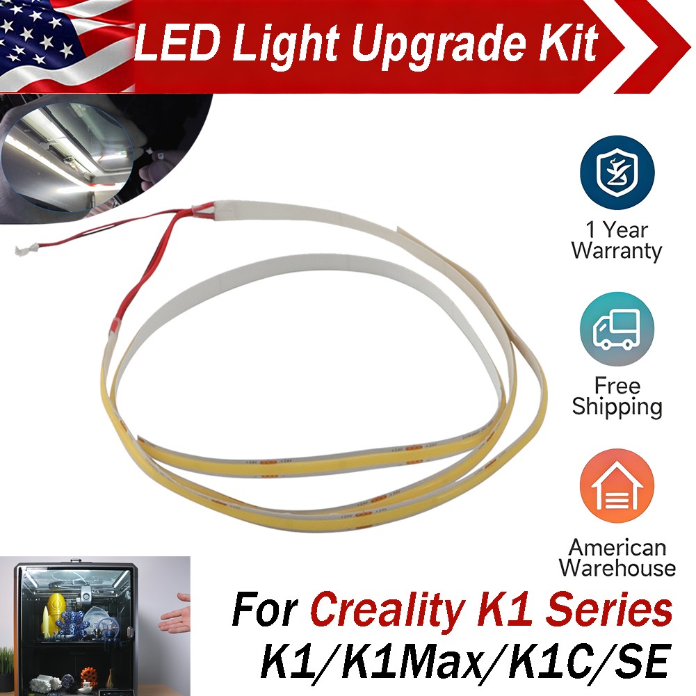 For All Creality K1 Series 3D Printers Upgrade LED Light Strip K1/K1Max/K1C/SE