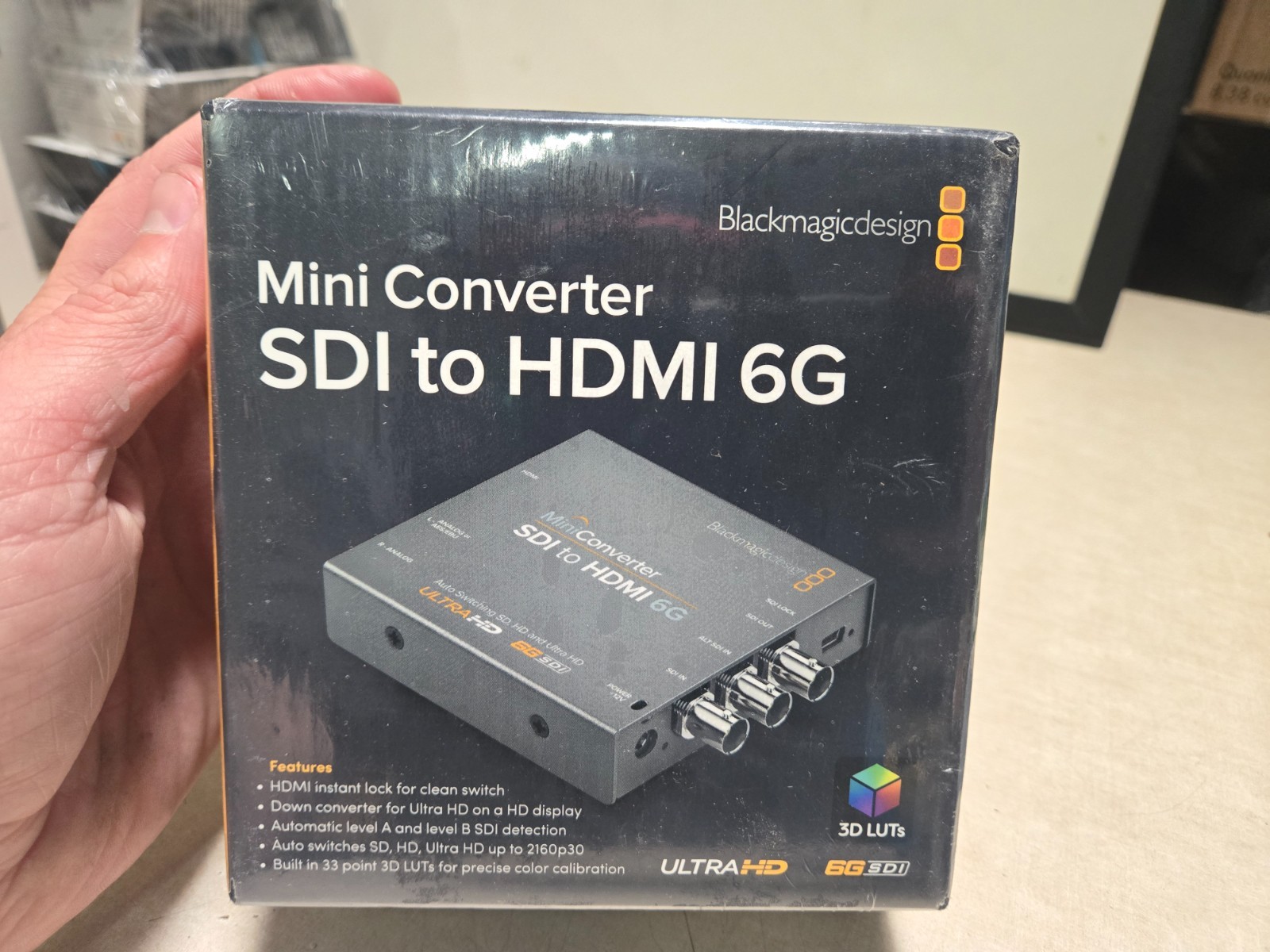 SEALED Blackmagic Design Mini Converter SDI to HDMI 6G - CONVMBSH4K6G -