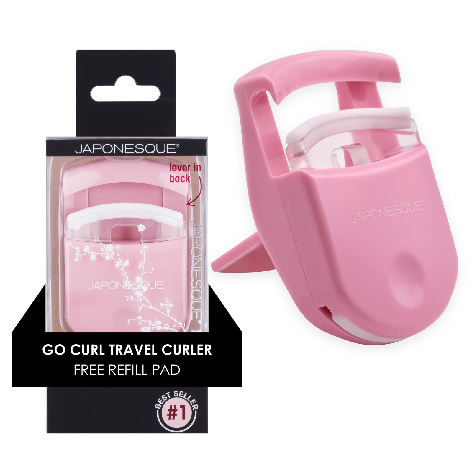 Pink Travel Eyelash Curler Mini Perfect Lash Lifting Tool Beauty Essential