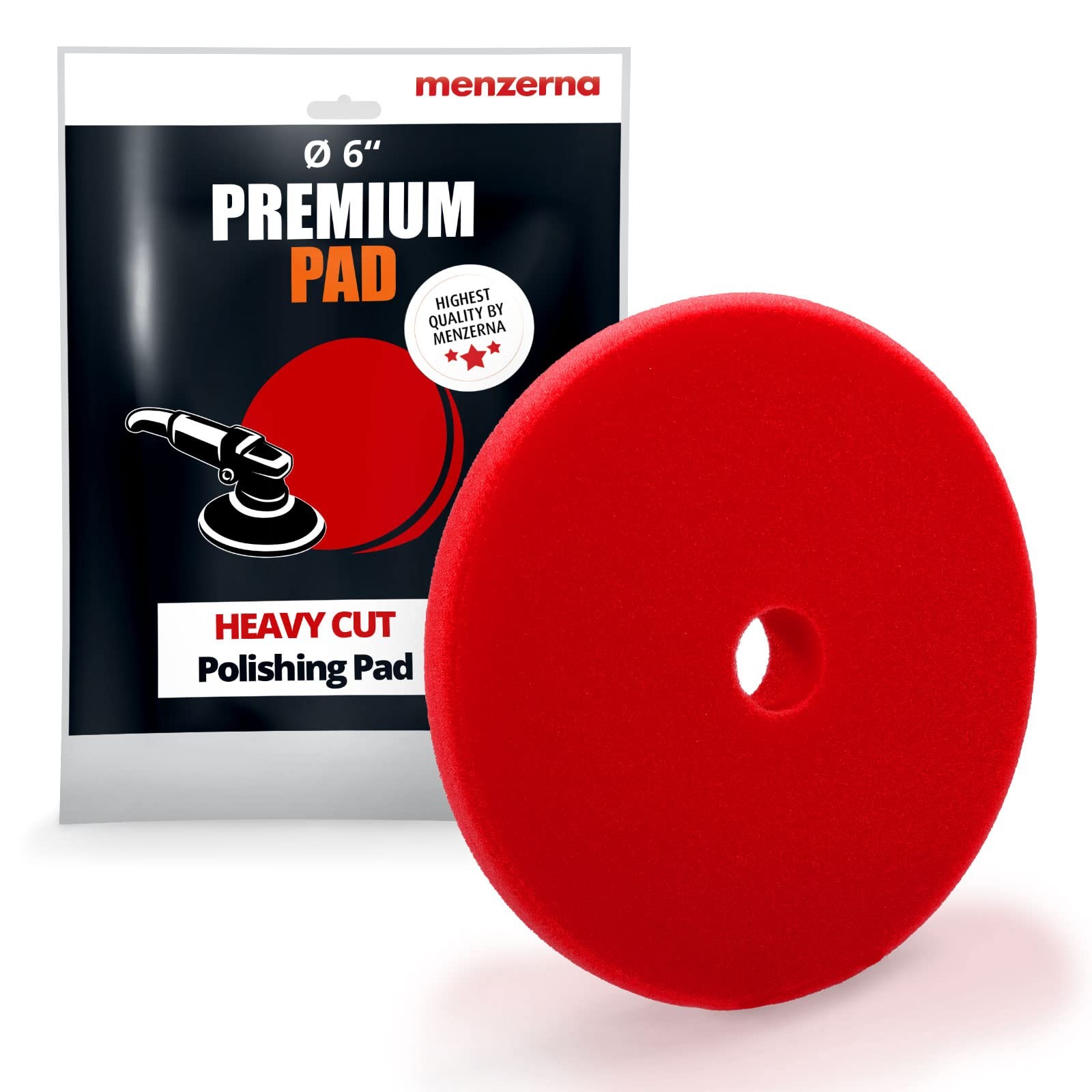 MENZERNA 6 Inch Polishing Pad Heavy Cut for Scratch Repair I Body and...