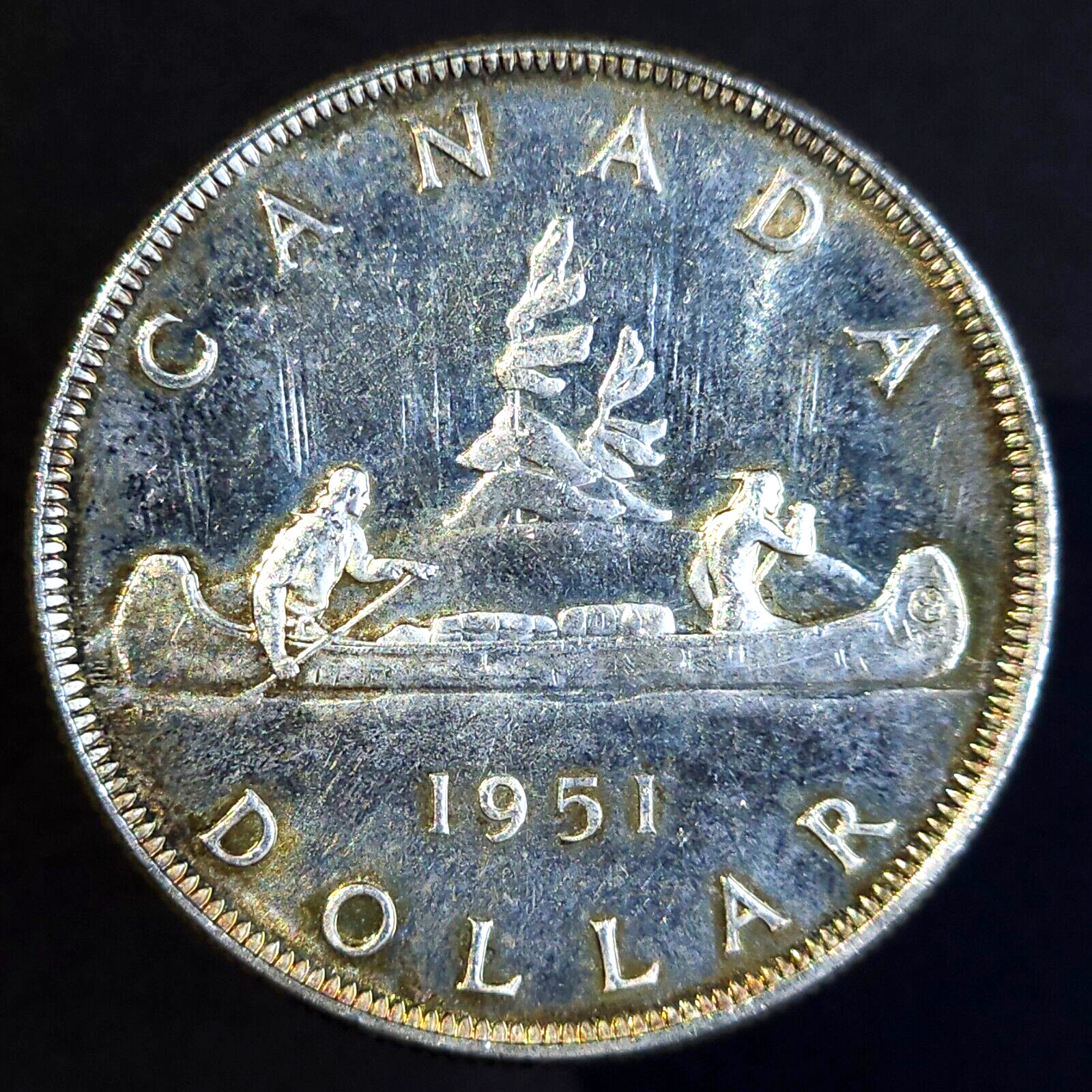 1951 SWL - HIGH GRADE - Canada 1 SILVER dollar - LOW COMBINED SHIP - C100-136
