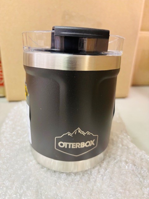 Otterbox Black 10oz Stainless Steel Tumbler hot cold coffee soup whiskey
