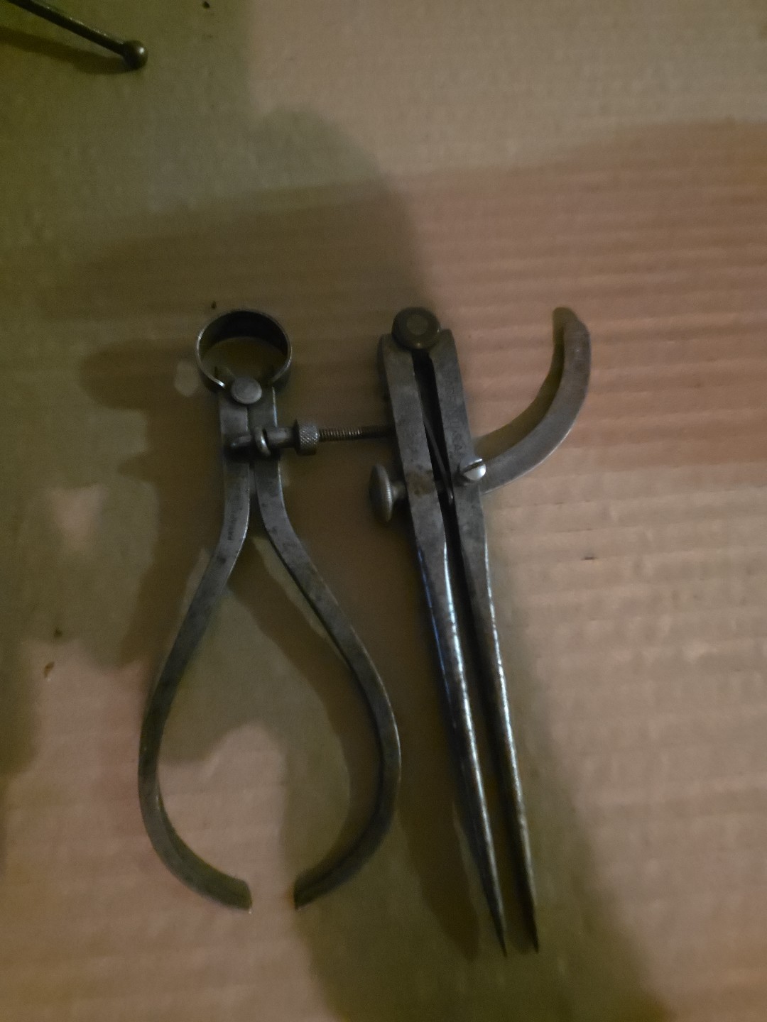 Vintage Starrett inside outside caliper set