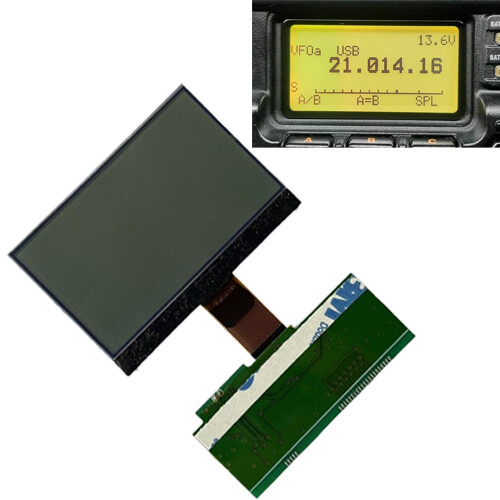 1PCS LCD Display Replacement Part 'Zebra Stripes' Issue For YAESU FT-897 Ft-897D