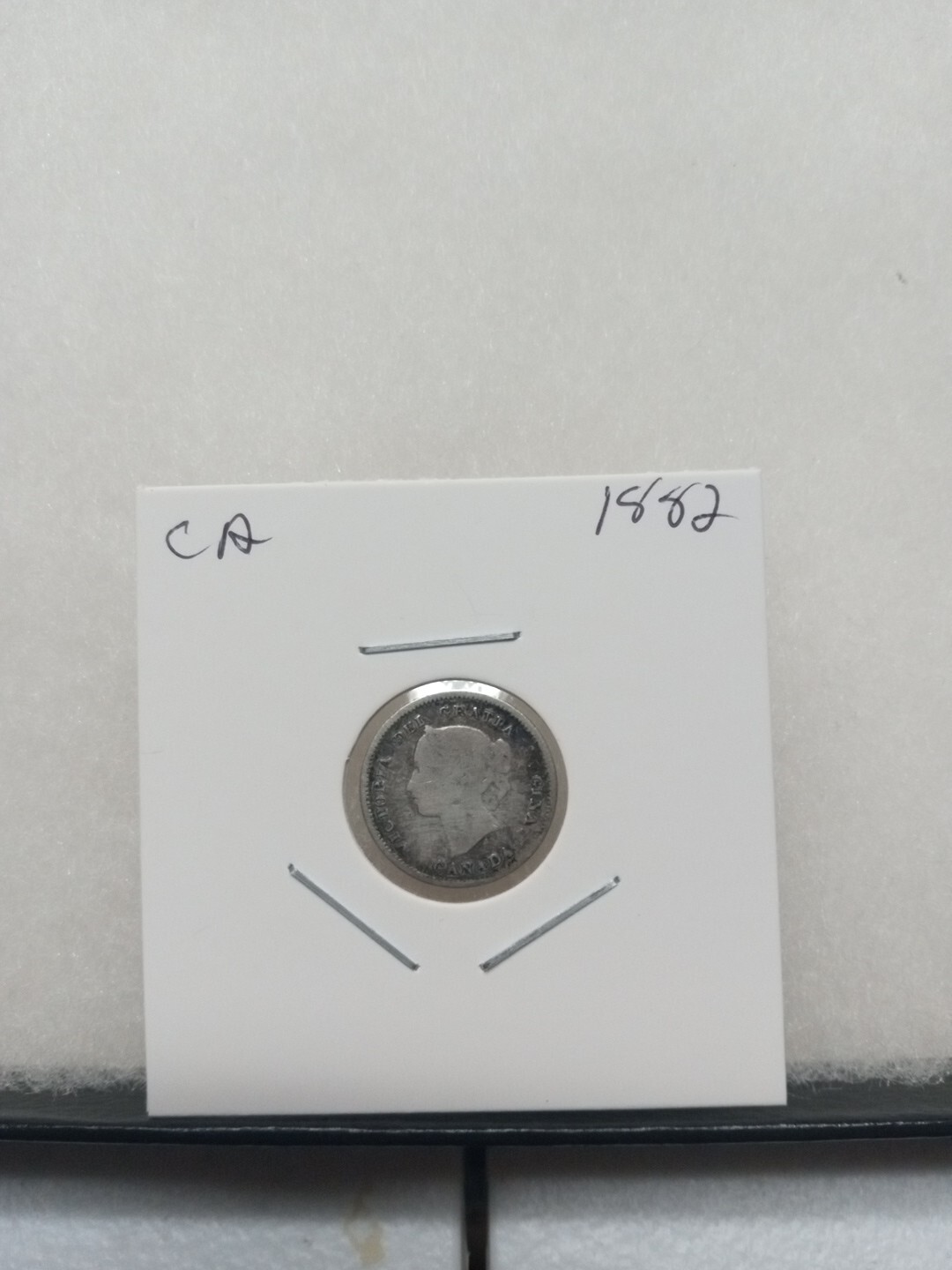 1882 Canada Silver (.925) 5 Cents - Canadian Coin