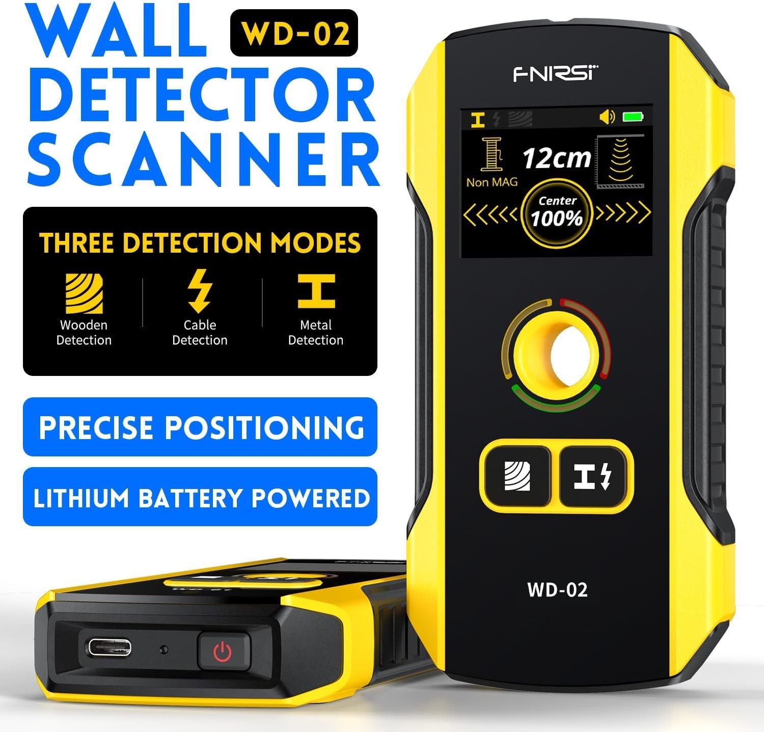 Digital Stud Finder with Depth Detection - Ideal for Home and Professional Use