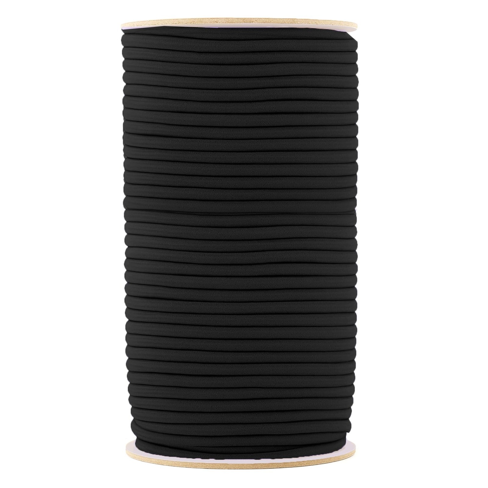 Mandala Crafts 2mm Black Elastic Cords for Jewelry Making & Beading – 76 Yard...