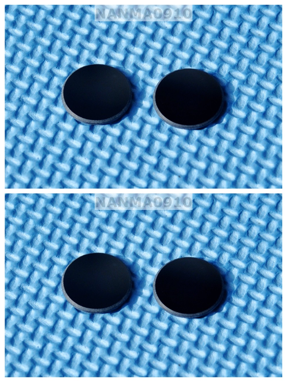 4 x 18mm Dia Glass Filter Lens against 400nm-750nm/ Pass 808nm-1064nm IR Lasers