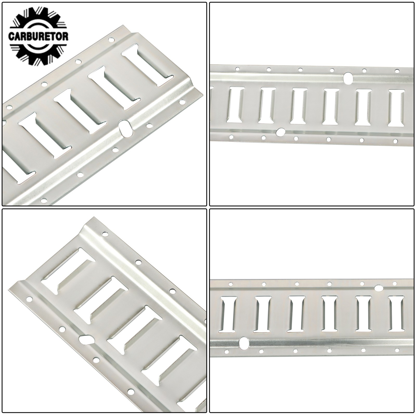 Silver 24 Pack 60" E Track Rail Sections With Mounting Hardware Fit For Trucks