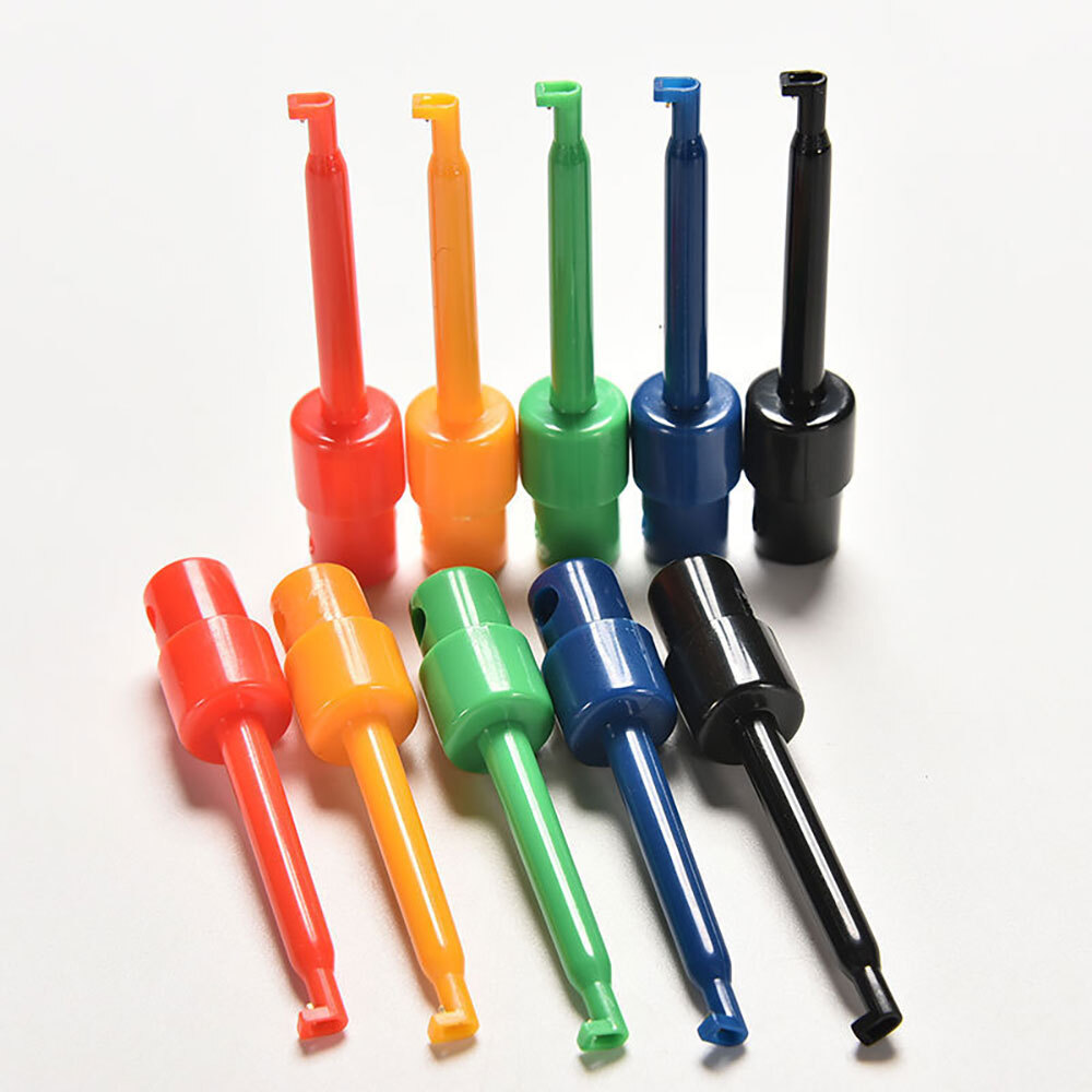 Lot Hook Clip Mini Grabber Test Probe Lead Wire Kit For Multimeter Test Probe