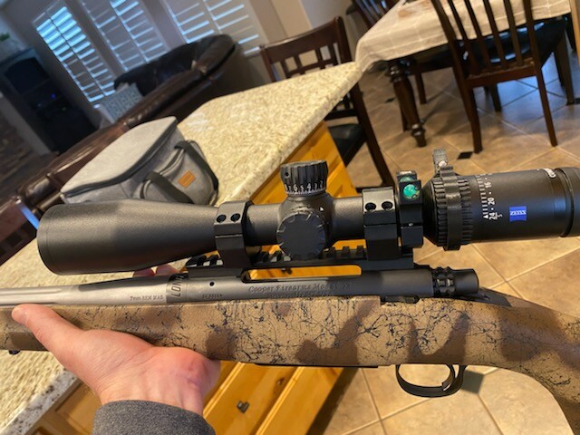 Ziess Conquest V4 6-24x50 Scope Throw Lever