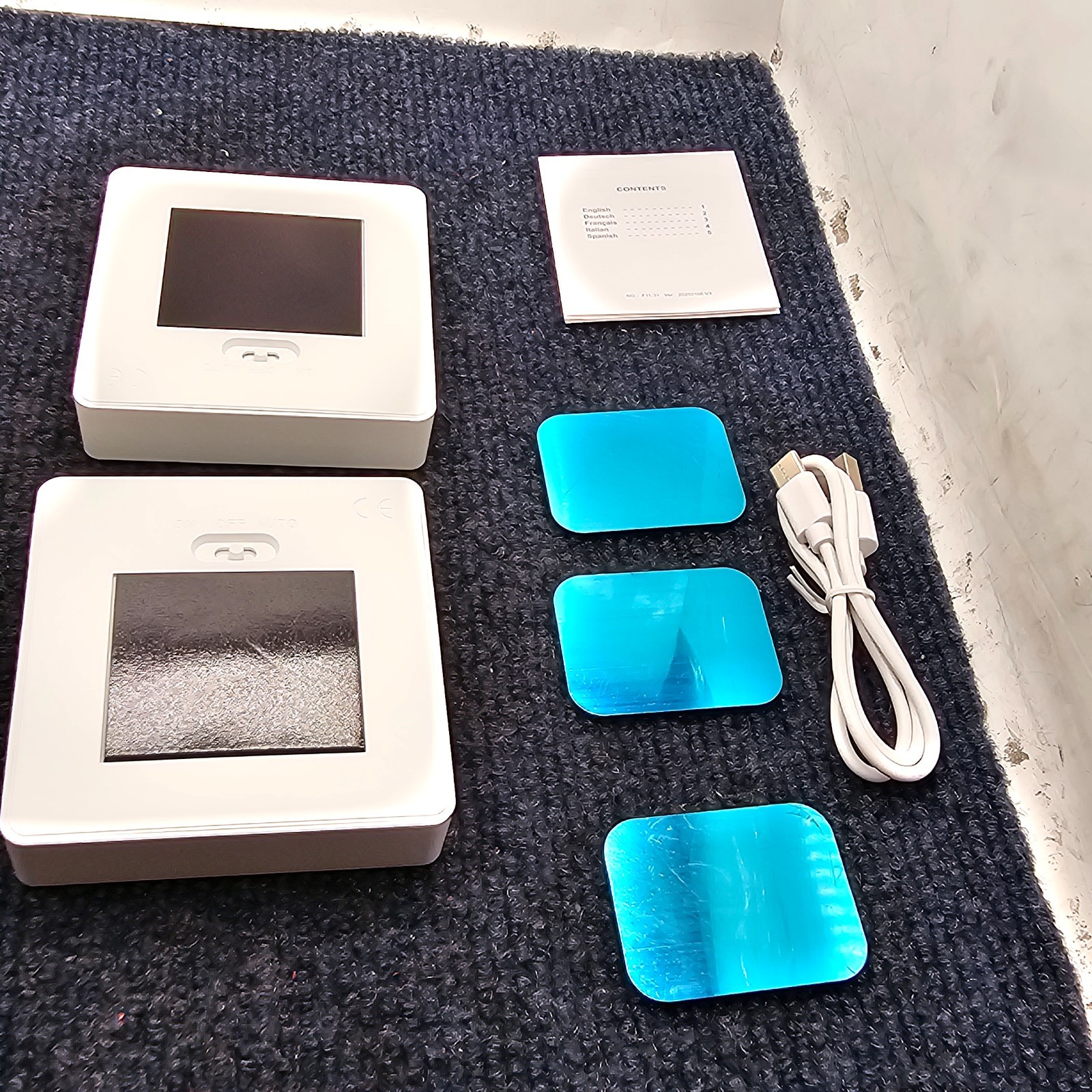 (QTY 2) NICKLUC Sensor Night Light: Stick-On Rechargeable Motion Sensor Light