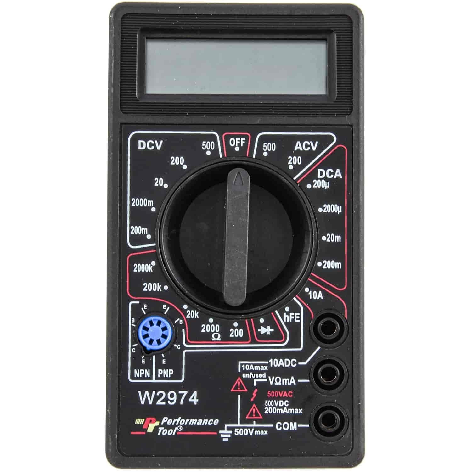 W2974 Digital Multimeter