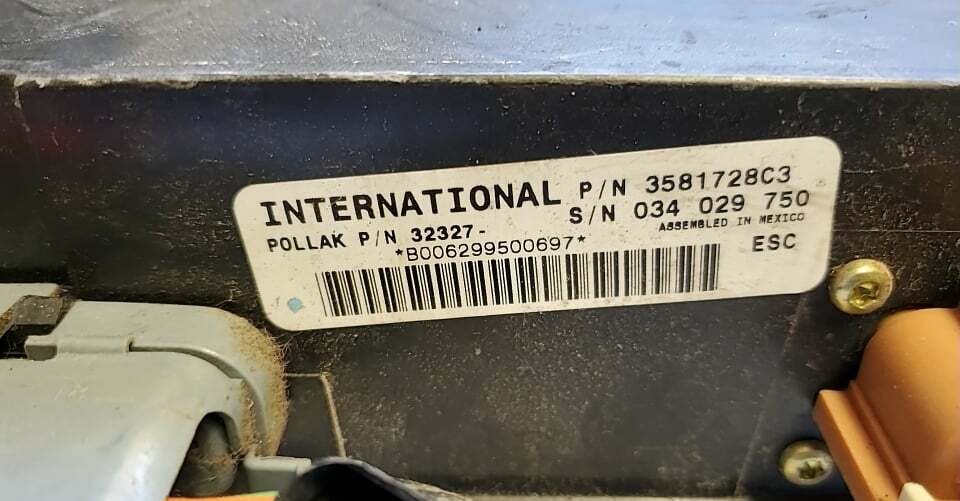 3581728C3 International bus PB105 2007 BCM Body Control Module