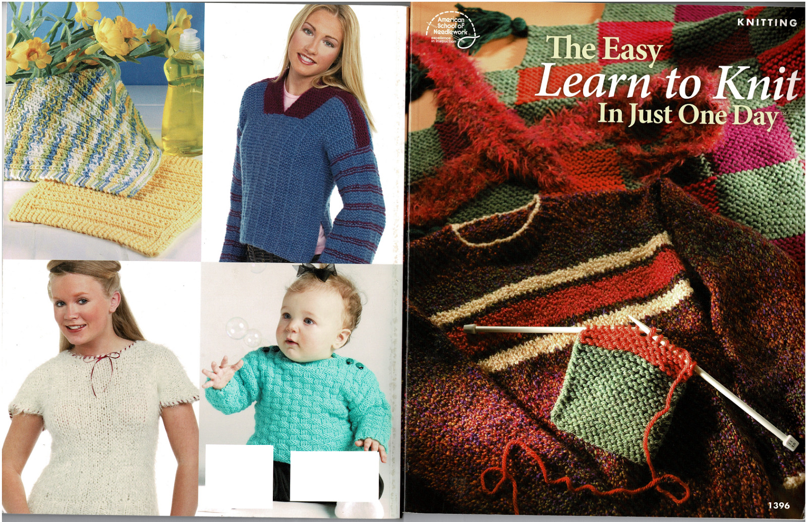 THE EASY LEARN TO KNIT IN JUST ONE DAY (PAPERBACK)