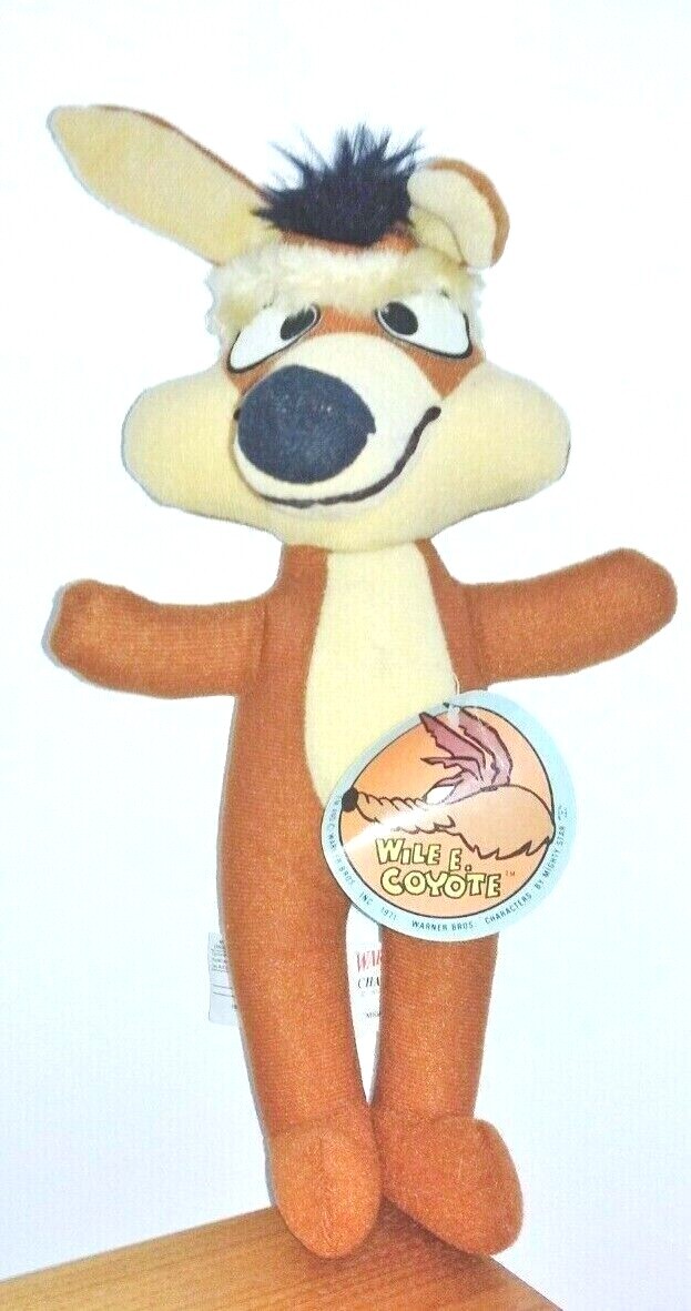 NEW!  WILE E. COYOTE PLUSH 15"
