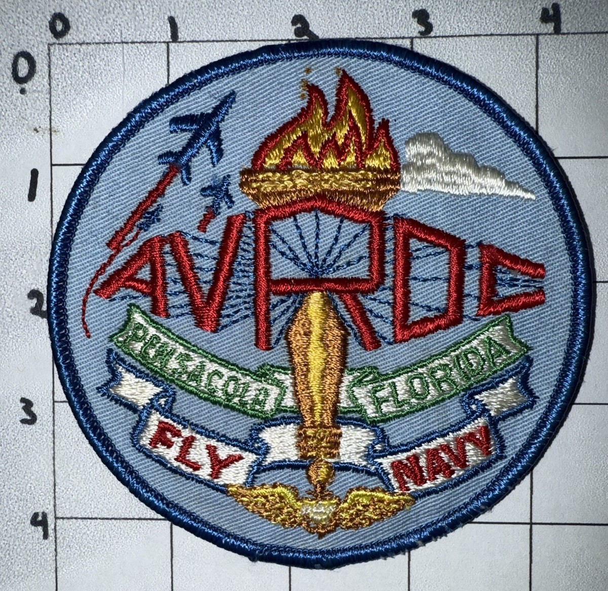 1980s - GWOT Era USN AVRDC Pensacola Florida Fly Navy Patch (22)