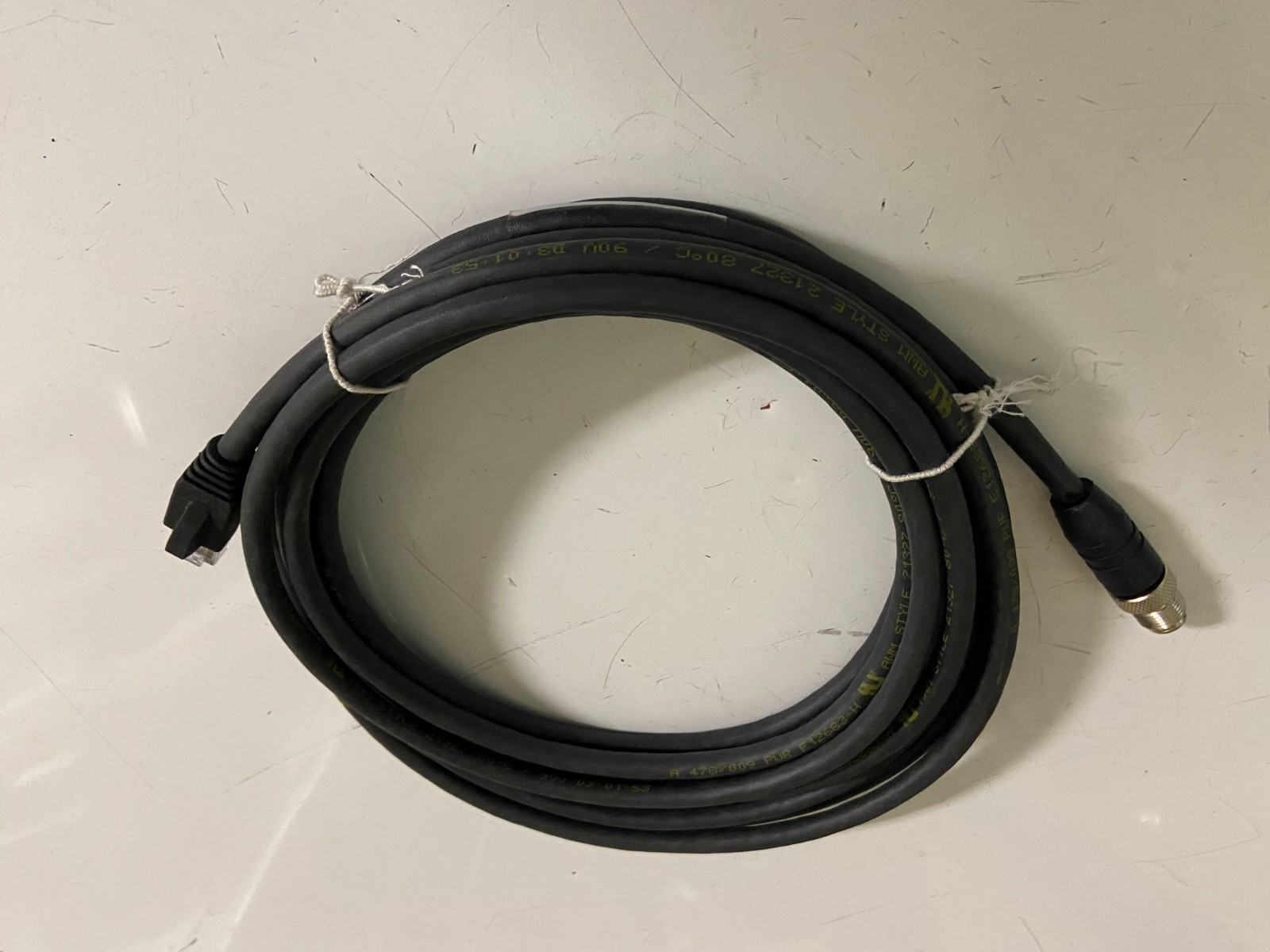 RSTS 8X-RJ45 G-478/5 M Gigabit Ethernet Data Double-Ended Cordset