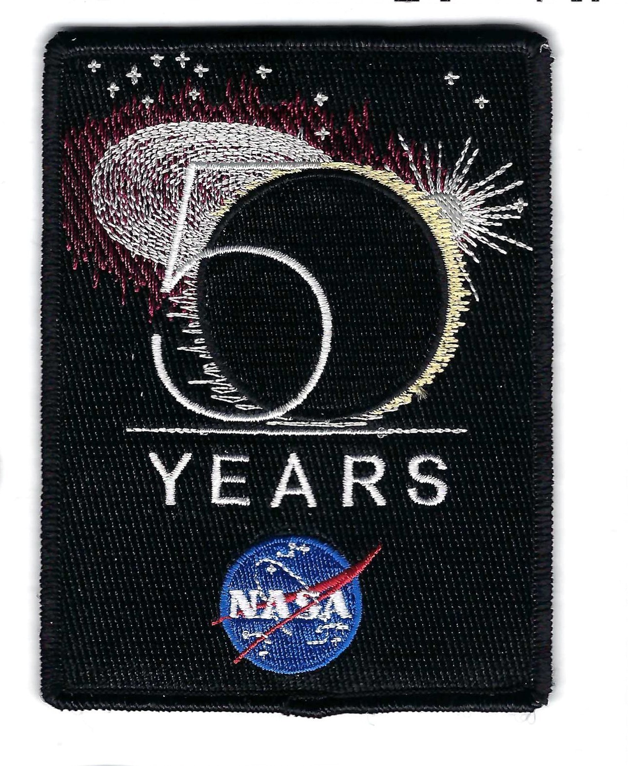 PATCH USAF NASA 50 YEARS     P-7