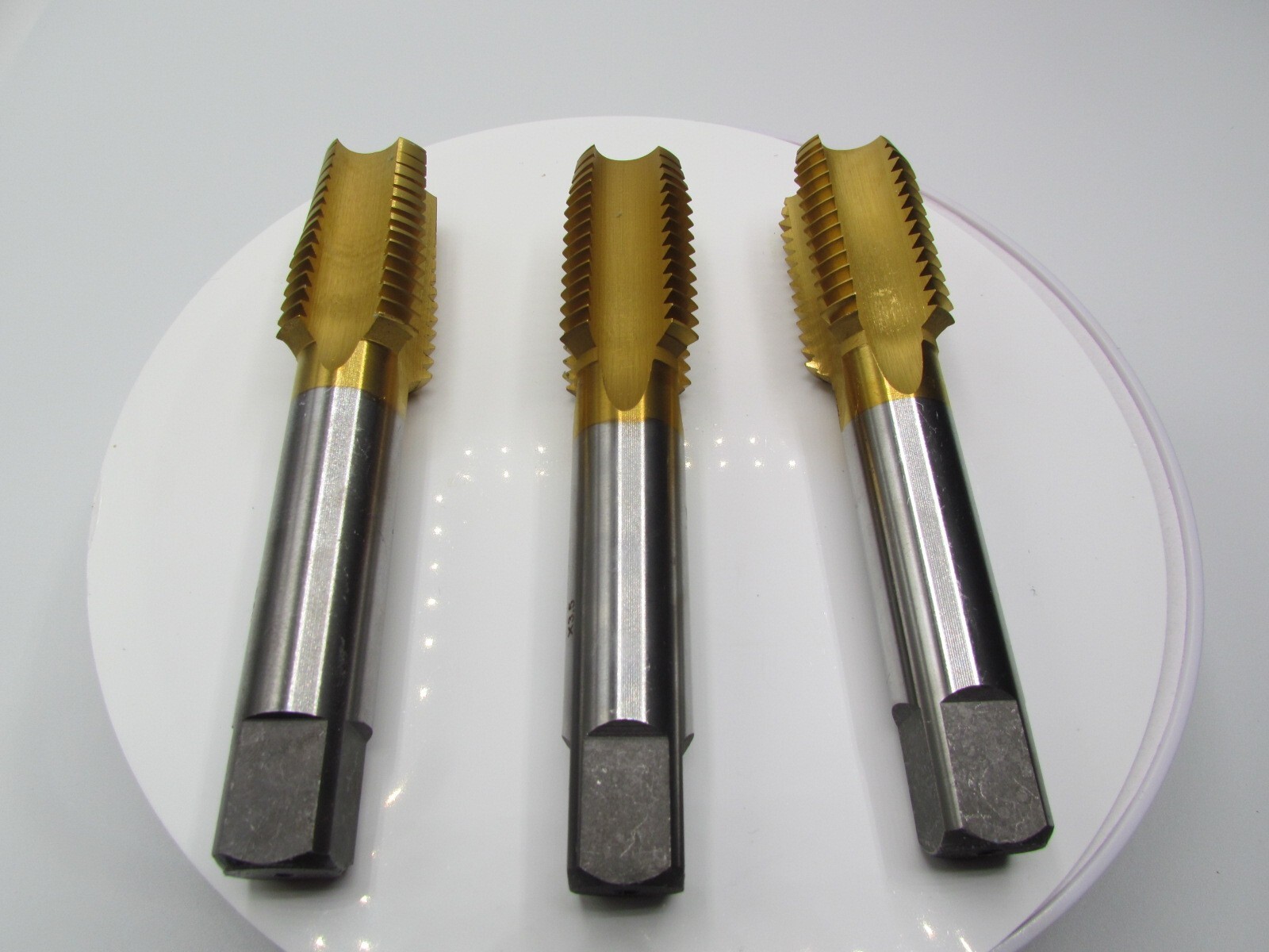 TiN Coated M30 x 3.5" Tap Set - Taper, Plug, & Bottom 3pcs - Right Hand E