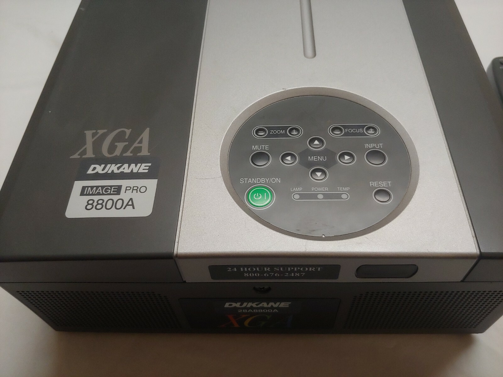 Dukane Image Pro 8800a Lcd Projector Tested And Working