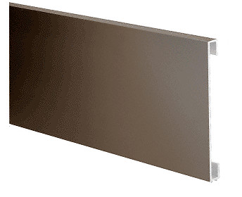 CRL 10BRZ Bronze 10" Bottom Door Rail Adaptor