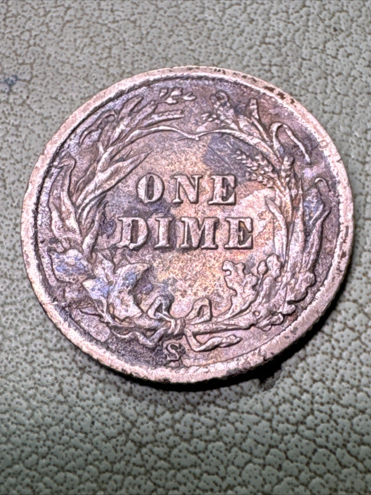 1905 S Barber Dime 10c Nice Original Toned
