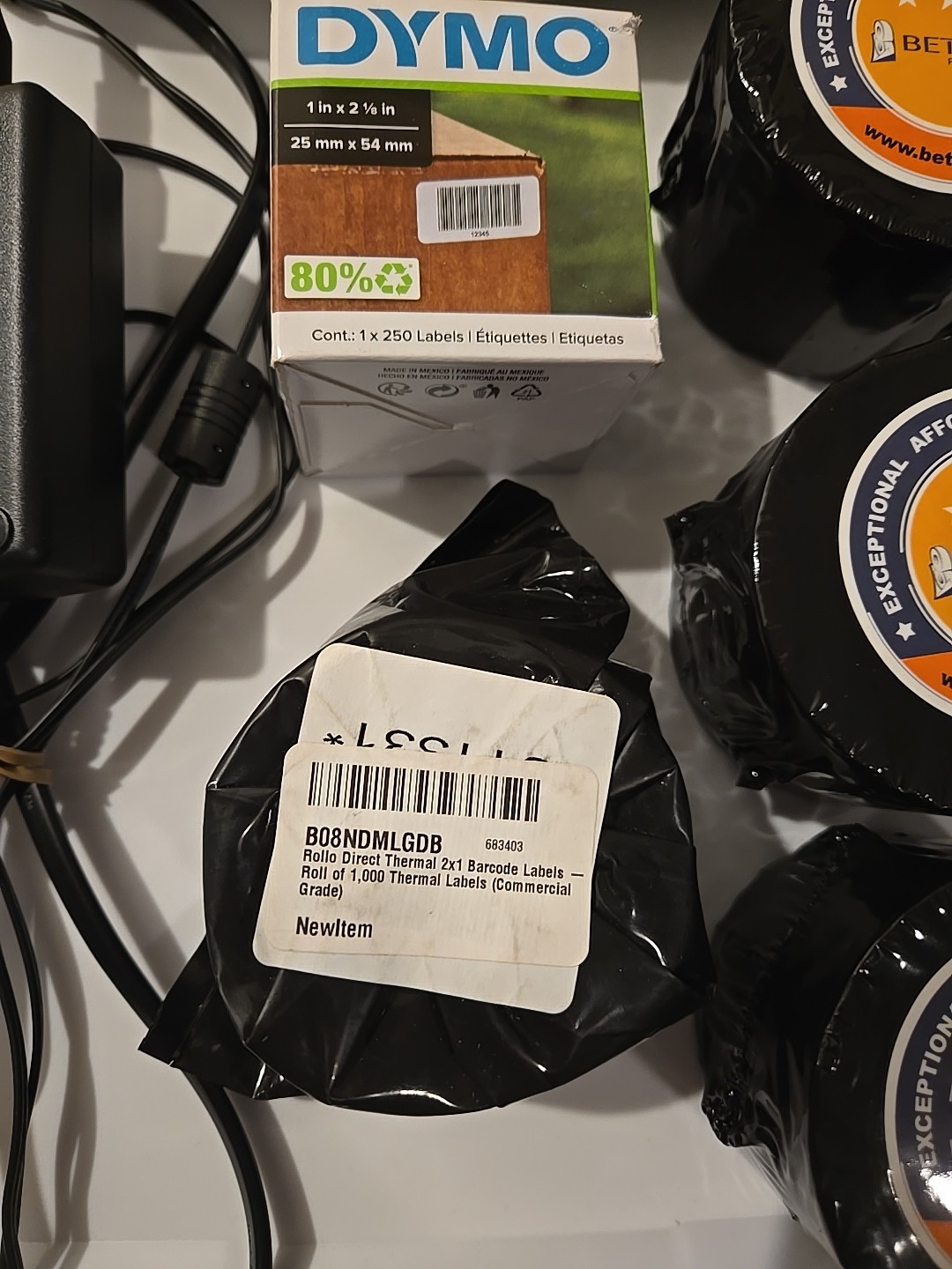 Dymo LabelWriter 450 Twin Turbo Direct Thermal Label Printer BUNDLE!!