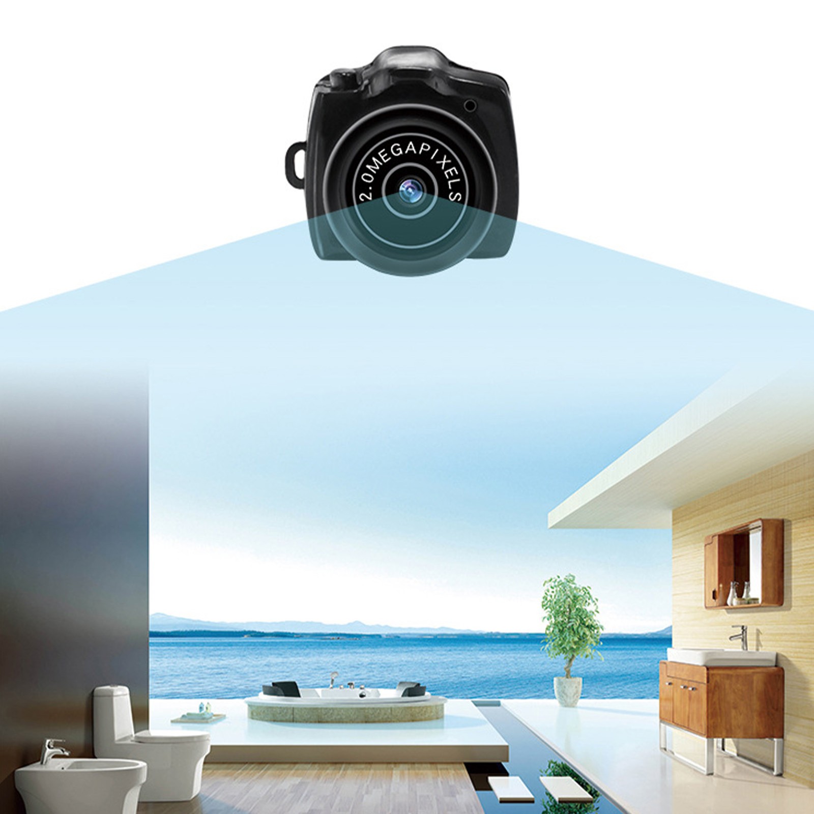 Small Action Camera Rechargeable Battery For HD Video Camera 200 000