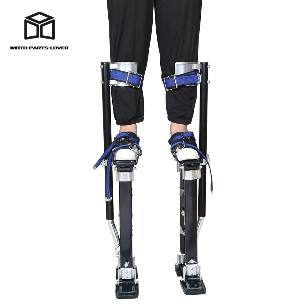For Drywall Stilt Painters Walking Tool Adjustable Aluminum Alloy Stilts 18"-30