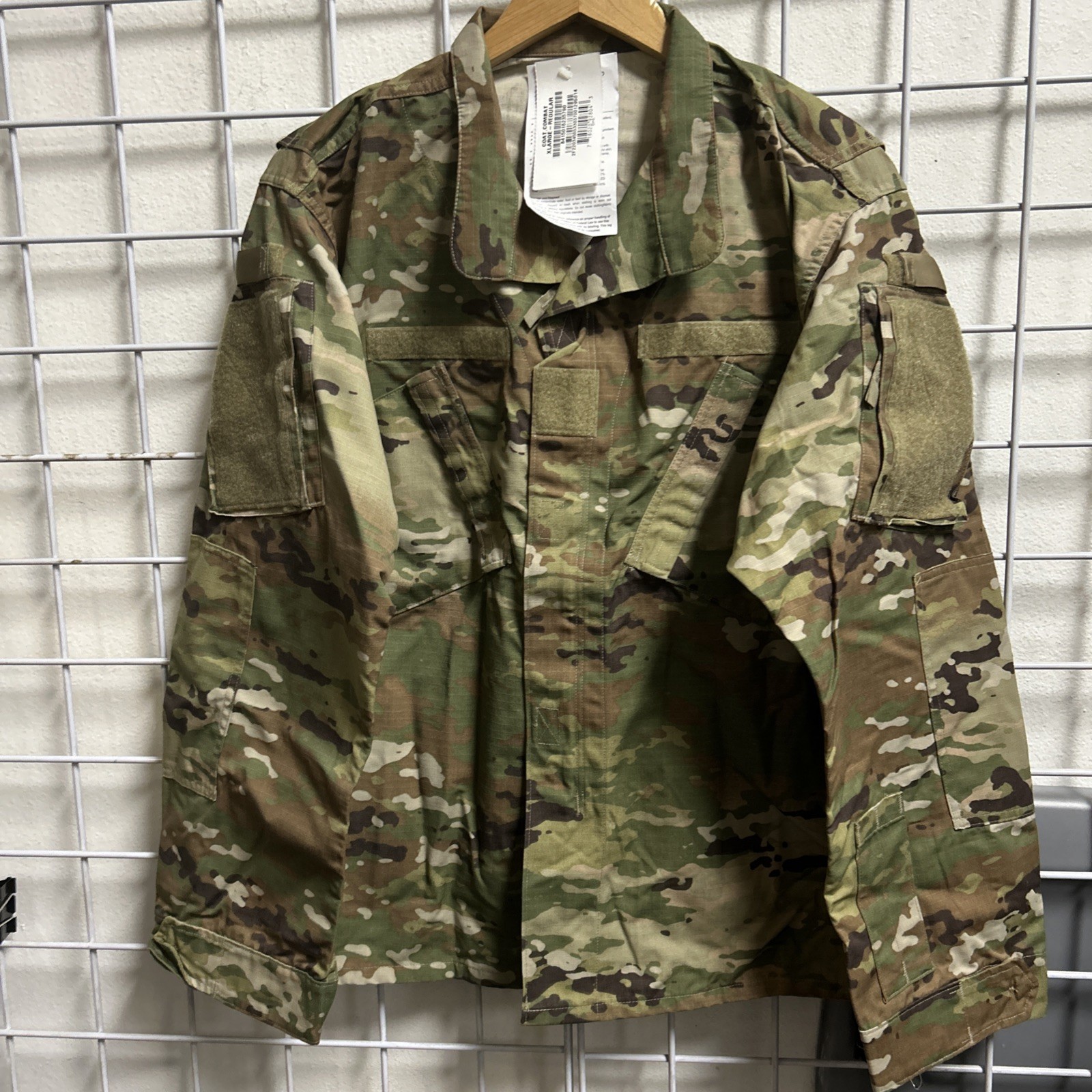 US Army Insect Shield Multicam OCP Combat JACKET  Large Regular NWT