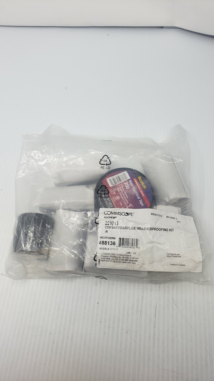 Connector/Splice Weatherproofing Kit 221213 SEE DESCRIPTION