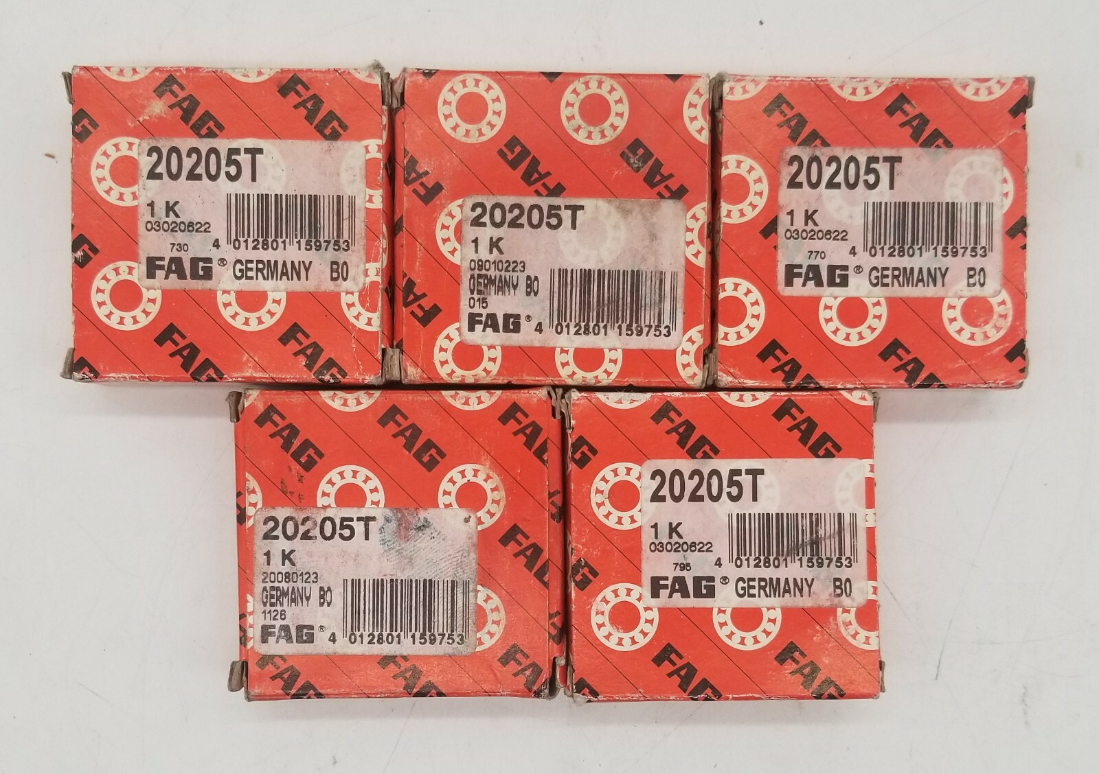 One(1) FAG 20205T Spherical Barrel Roller Bearing