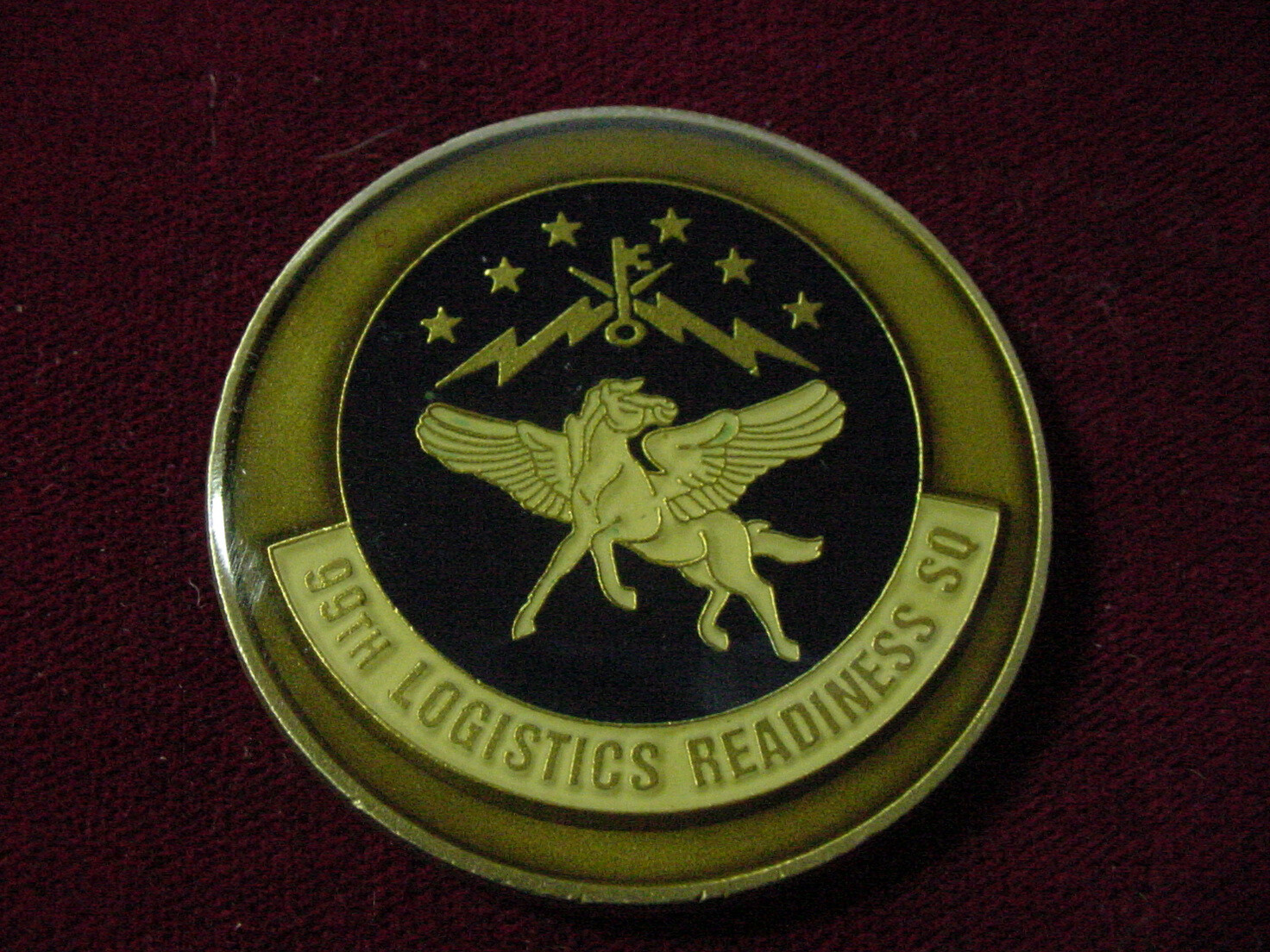 Lot of 3 of  99th logistics readiness squadron challenge coin-Free Shipping