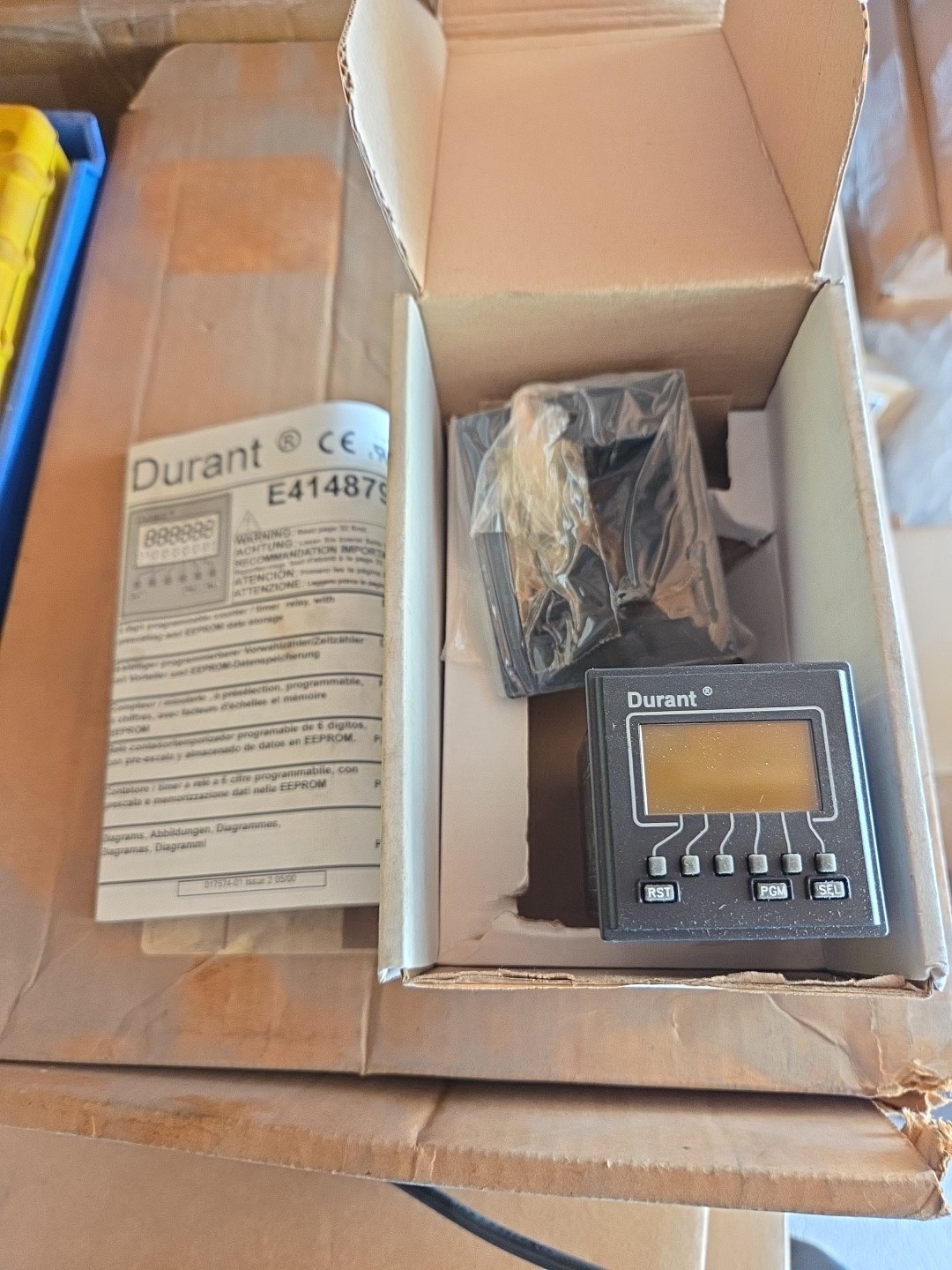 DURANT COUNTER TIMER E4148791 UNSTESTED AS IS